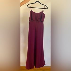 Jenny Yoo Burgundy Dress - Bridesmaid/ Formal